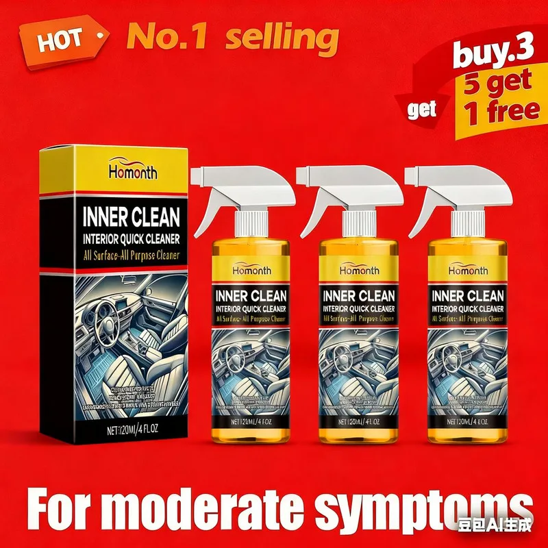 

4 PCSCar Interior Cleaner Total Interior Cleaner And Protectant Interior And Dashboard Cleaner Spray Vehicle Maintenance For Car
