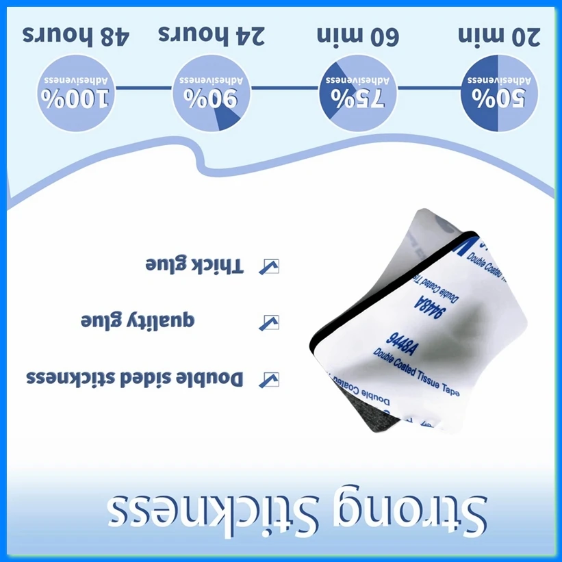 

100pcsDouble Sided Adhesive Pads, Heavy Duty Double Sided Sticky Tape for Walls for Hanging, Office,Home,DIY Projects-A57M