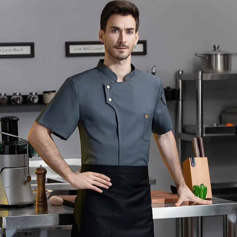 Master Chef's Uniform Cooking Jacket Comfortable and Breathable Restaurant Workwear Waiter Shirt High Quality Hotel Clothe