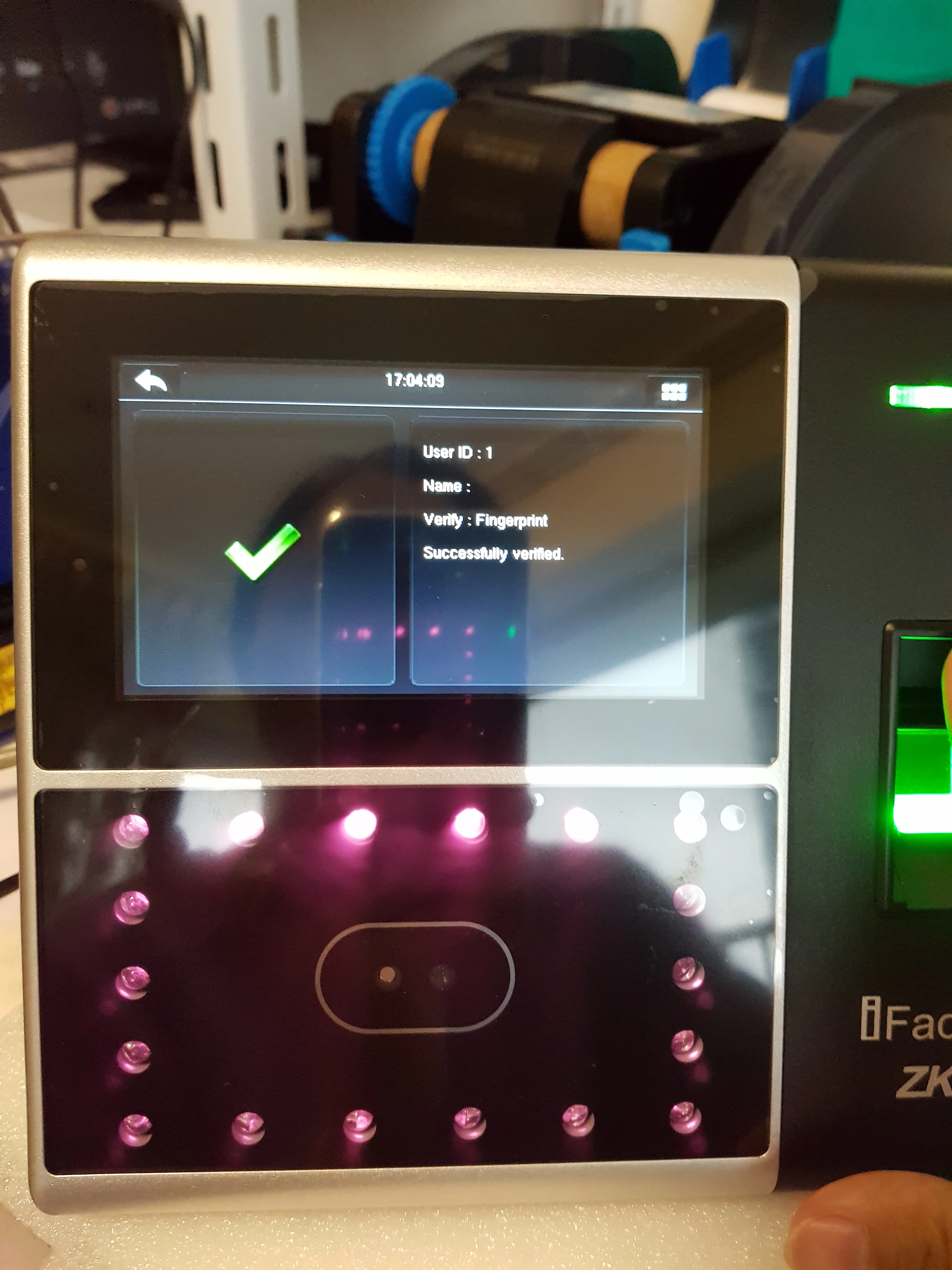Face Recognition Face Scan Access Control Time Attendance Machine Linux Sdk IFace302