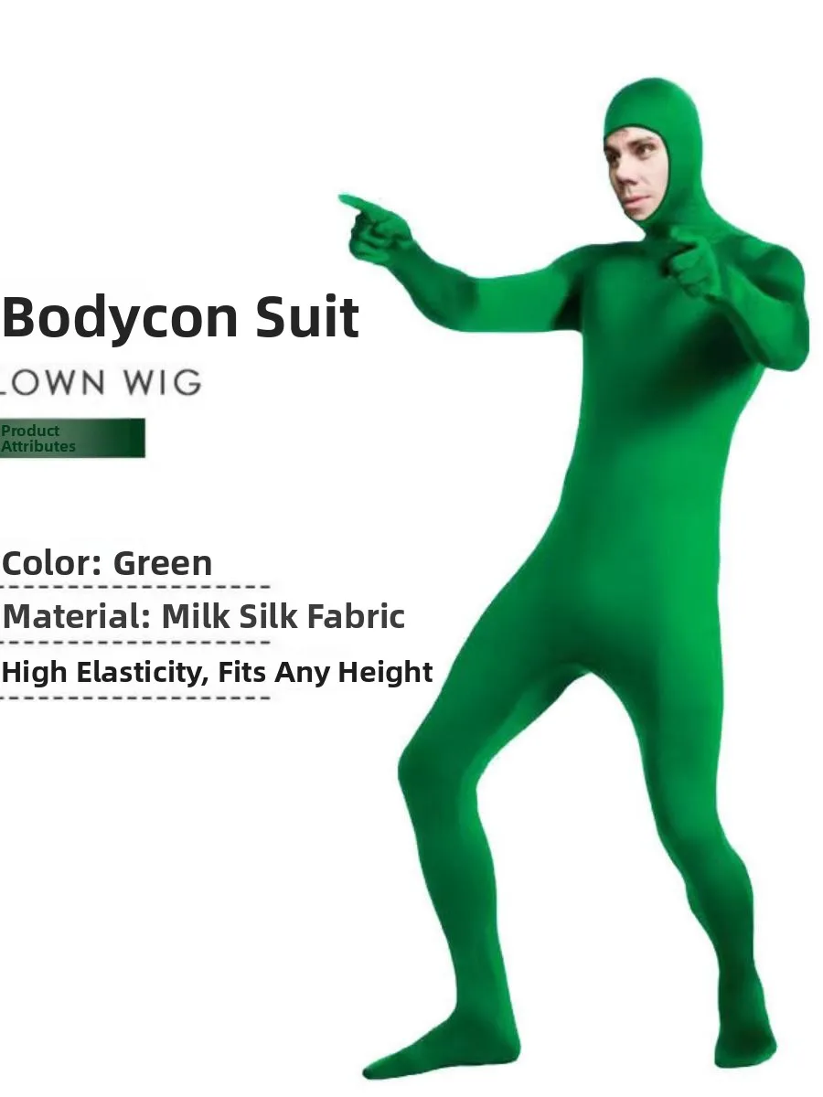Adult Invisible Costume Tight Suit loween Bla Suian Stage Performance Clothing Ninja Invisible Person Full Body Lycra ...