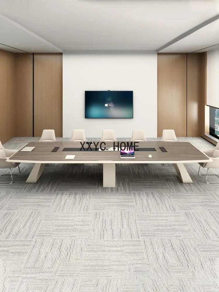 Large Paint Conference Table Long Table Simple Modern Office Workbench Conference Room Negotiatin Table