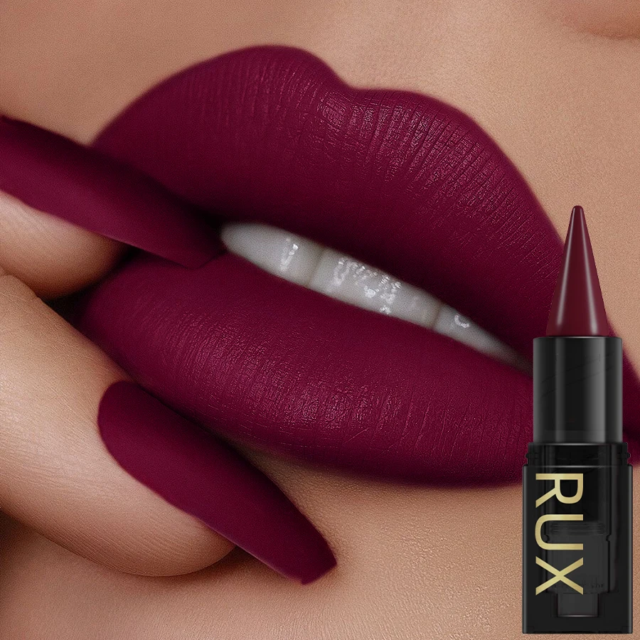 1Pc sexy rossetto rosso opaco penna contorno impermeabile tinta labbra ad alto pigmento smalto per labbra di lunga durata matita per labbra marrone trucco coreano