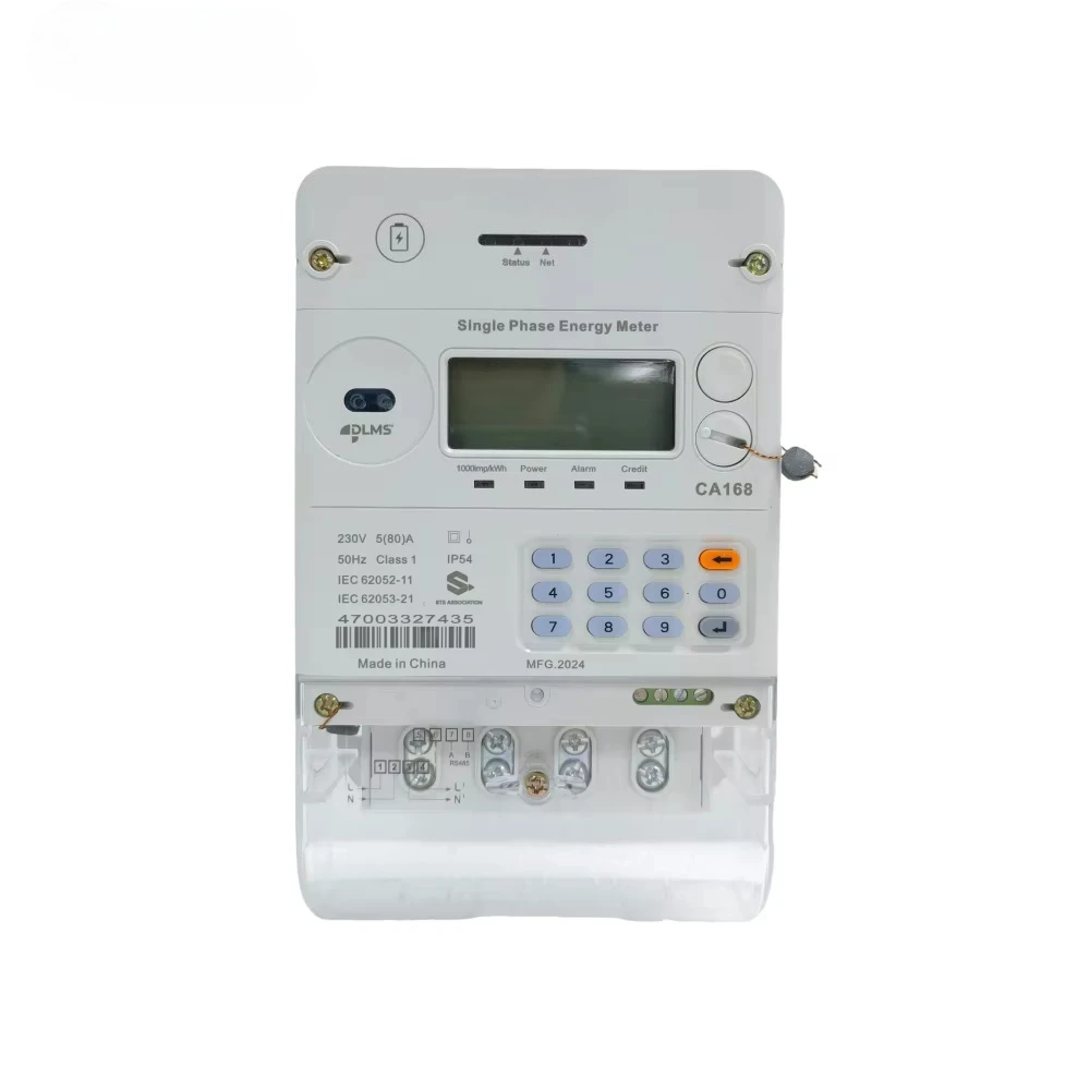 

Двухисточниковый предоплатный счетчик электроэнергии, умный однофазный счетчик с предоплатой по токенам, соответствующий стандарту STS, с системой вендинга и решением AMI