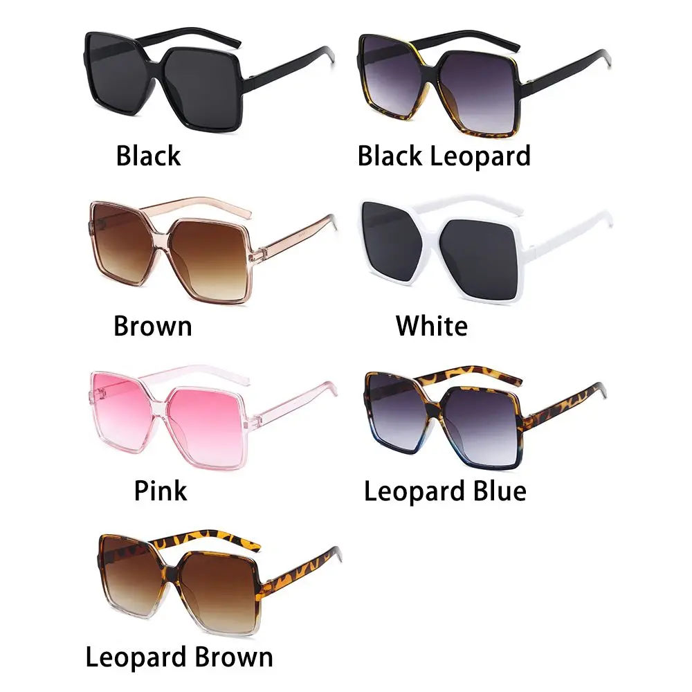 Oversized Square Sunglasses for Women and Men UV Protection Eyeglasses Retro Big Frame Sun Glasses Fashion Shades image 6