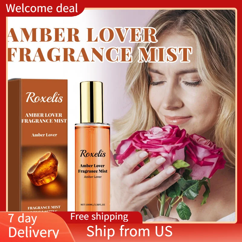 Roxelis Lover Fragrance Mist, Lasting Fragrance Fresh And Natural Couples Date With Fragrance To Bring Atmosphere Encounte