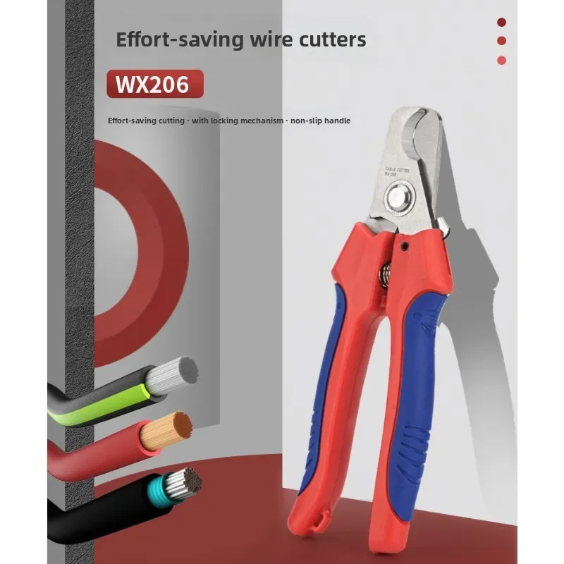 Labor-saving Cutter, Single Core Wire Cutting Plier 24mm² Electrical Connection