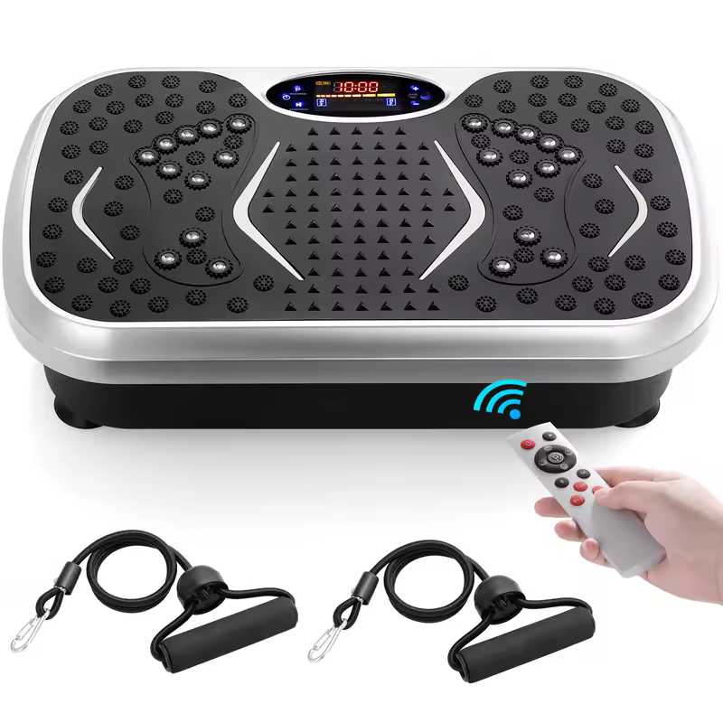 Vibration Plate Exercise Machine, Vibration Plate for Lymphatic Drainage, Whole Body Workout Vibrate Fitness Platform - Image 8