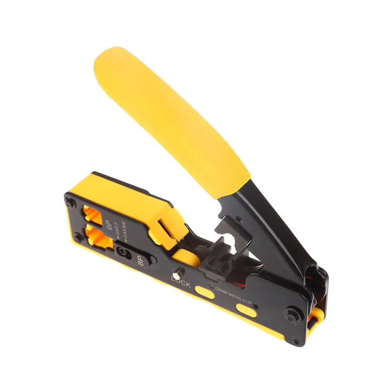 All In One Rj45 Pliers Networking Crimper Cat5 Cat6 Cat7 Cat8 Crimping Network Tools Multi-function Network Cable Pliers