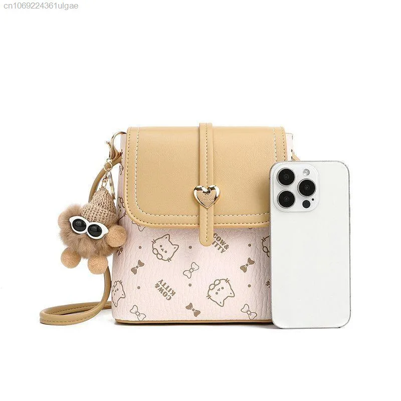 Sanrio Hello Kitty Niche Design Luxury Single Shoulder Bag Fashion Trend Versatile Crossbody Bag Women New High-end Shoulder Bag