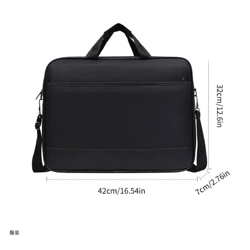 Túi đựng máy tính xách tay D0UD Satchel Túi đựng máy tính xách tay 15,6 inch Túi đeo vai nhẹ