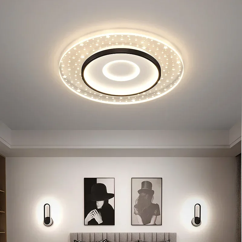 Simple Modern Lamp Combination Package Main Light Ceiling Light Set Atmospheric Living Room Lights