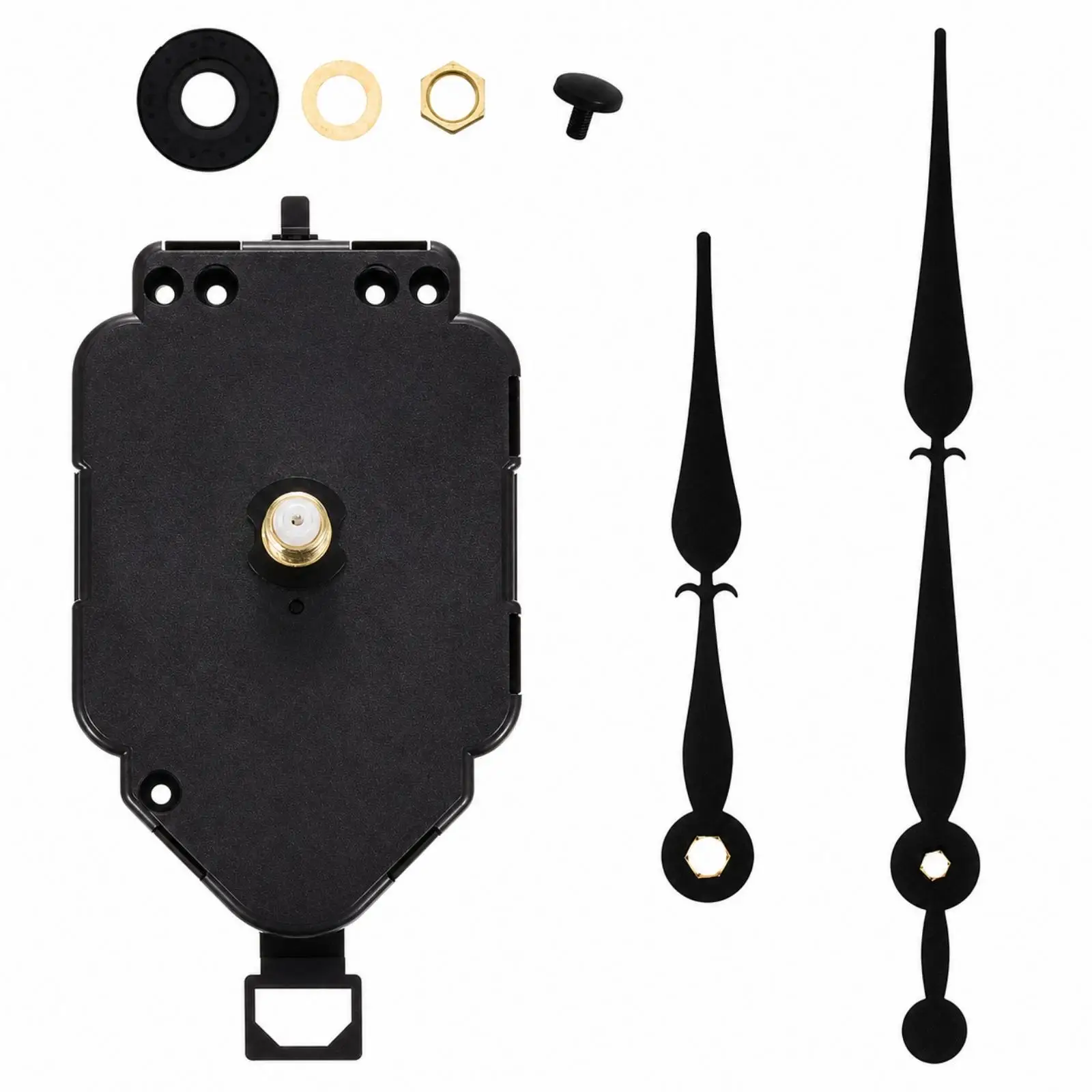 Replacement Clock Movement Motor with Brass Spindle for Personalized Wall Clock Projects