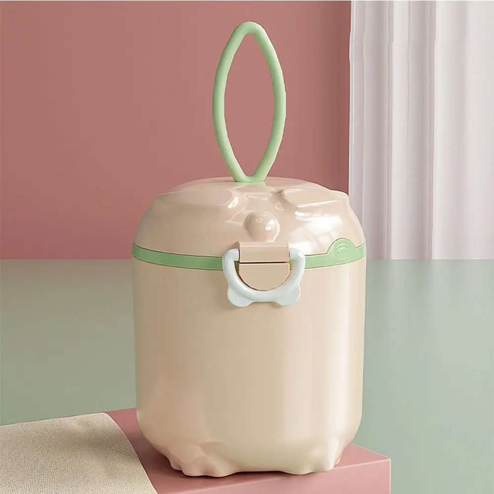 Feeding Lunch Box Cartoon With Milk Powder Spoon Food Storage Box Baby Milk Powder Box Toddle Snacks Container Essential Cereal