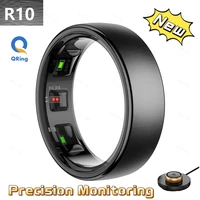Anillo de monitoreo R10 para Galaxy Qring, Monitor de ritmo cardíaco, productos de cargador inalámbrico de acero inoxidable más precisos, nuevas parejas 2025
