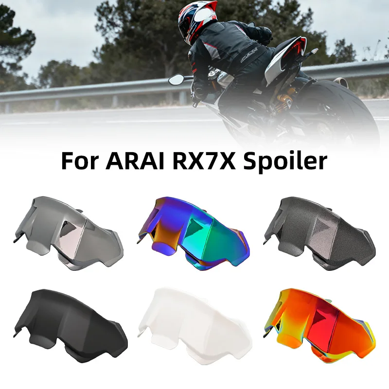 Motor Rear Trim Helmet Air Spoiler For Arai RX7X VZ-Ram RX7V RX7 Casco Air Spoiler Accessories for Chaser-X CORSAIR-X RX-7X