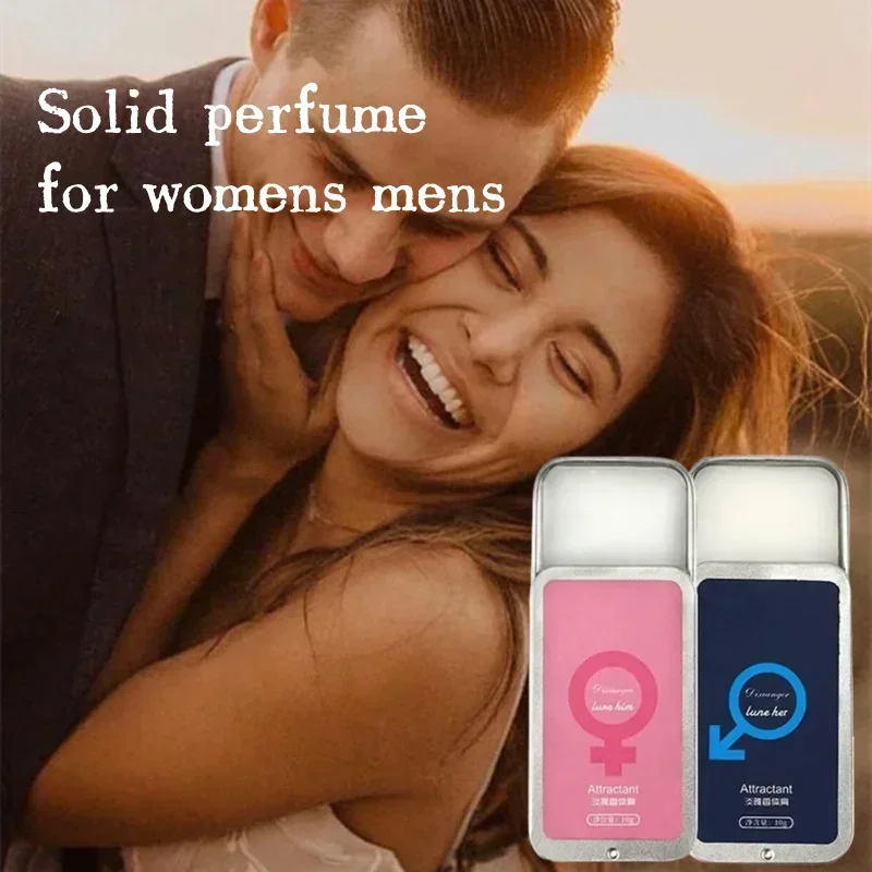 Solid Balm Pheromone Solid Perfume For Men Women Lady Female Parfum LongLasting Fresh Flower Fragrance Deodorant Antiperspirants