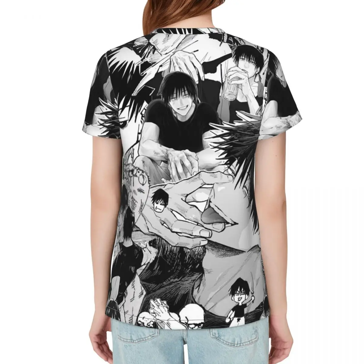 Tokyo Revengers Toji Fushiguro T-Shirt Women Short Sleeve T Shirts Round Neck Clothing Cotton Summer Tees Streetwear