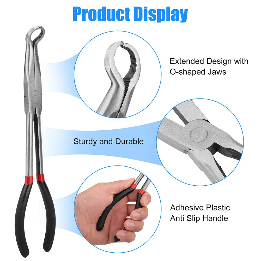 11inch  Electrical Disconnect Pliers Car Soldering Aid Pliers Automotive Radiator Hose Clamp Pliers Car Removal Tool