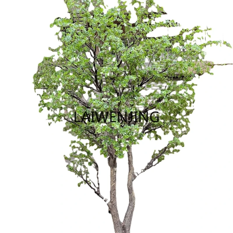 

HLZ simulation landscaping large green plant shopping mall window exhibition hall simulation tree