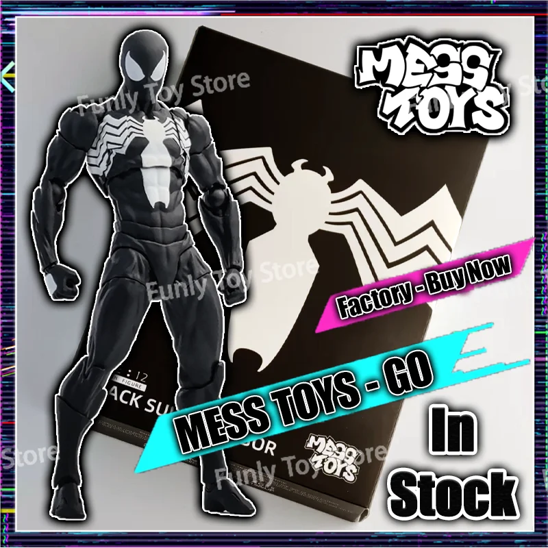 En Stock, juguetes para desorden, traje negro, vecino, Symbiote, figura de araña, araña escarlata, Kaine Parker, figura de acción de Anime roja, regalos, Juguetes