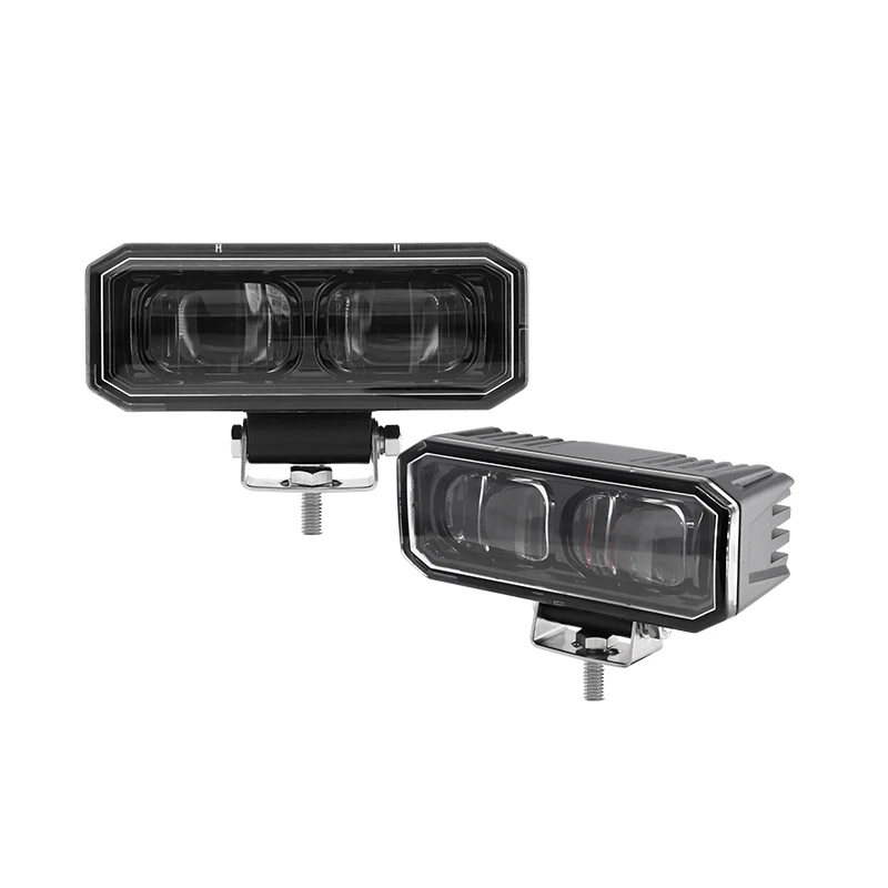 10-80V DC vorkheftruck LED-waarschuwingslampje 50W blauw rood zone lijn veiligheidslicht nieuwe staat