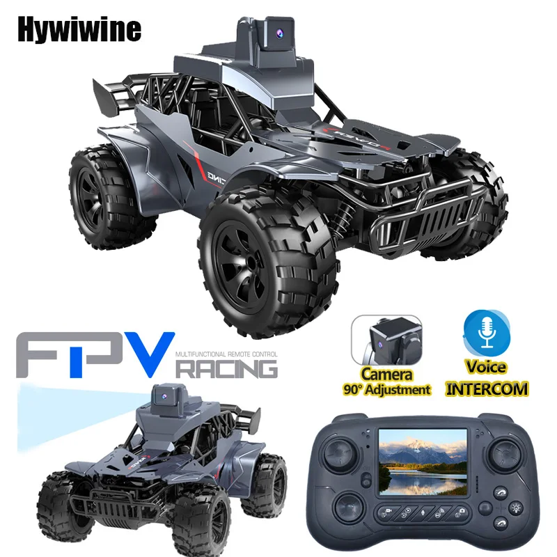 

Rc Car with Camera Lcd Remote Fpv Real Time Transmission High Speed Voice Chat 2.4g Remote Control Car On a Sign Toys For Kids
