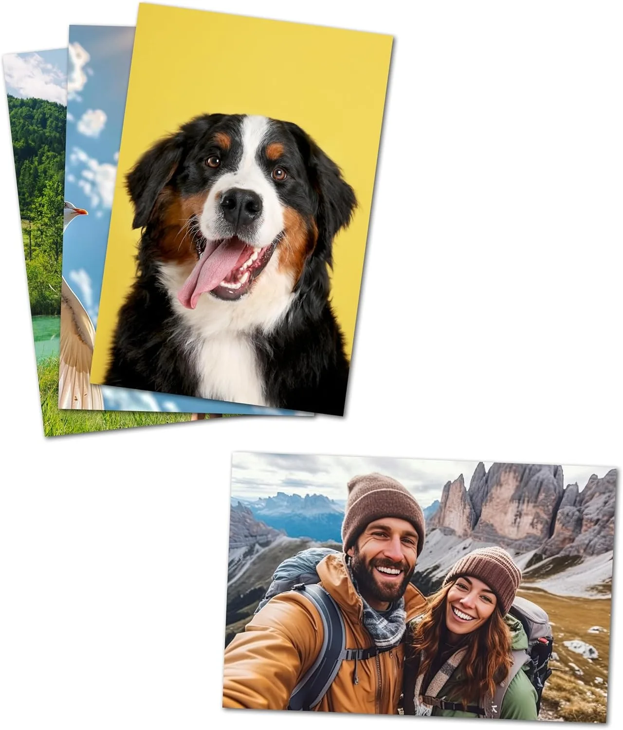 Glossy 4”x6”Standard Size Photo Prints Upload Your Own Photos Personalized Picture Prints Custom Prints for Picture Frames