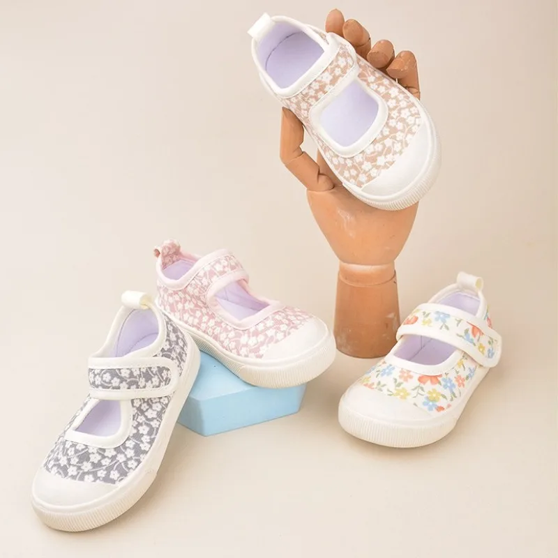 Child Canvas Shoe 2025 Autumn New Style Girl Bottomed Breatha Board Shoe Fashiona Child Comforta Casual Women Sport Shoe
