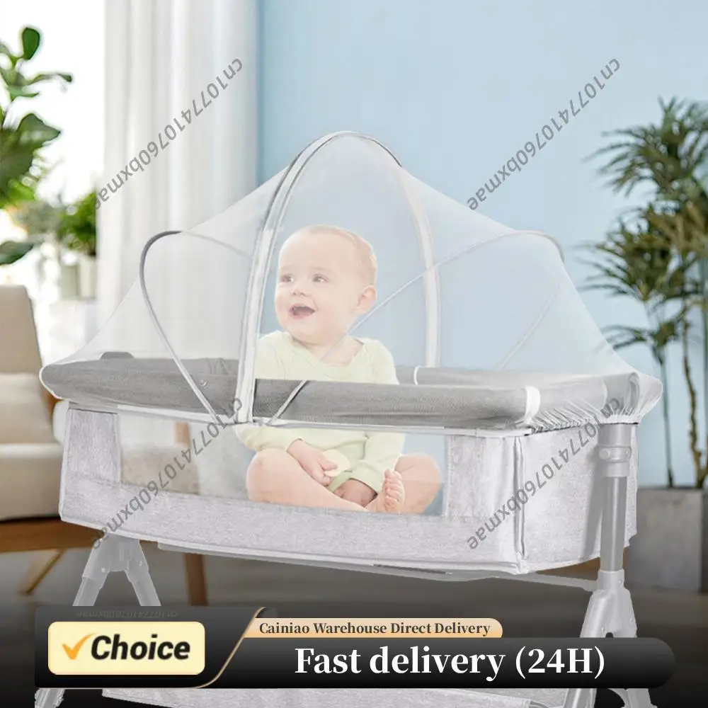 

Дышащая складная москитная сетка-палатка для младенцев, чехол для дорожной кроватки/манежа