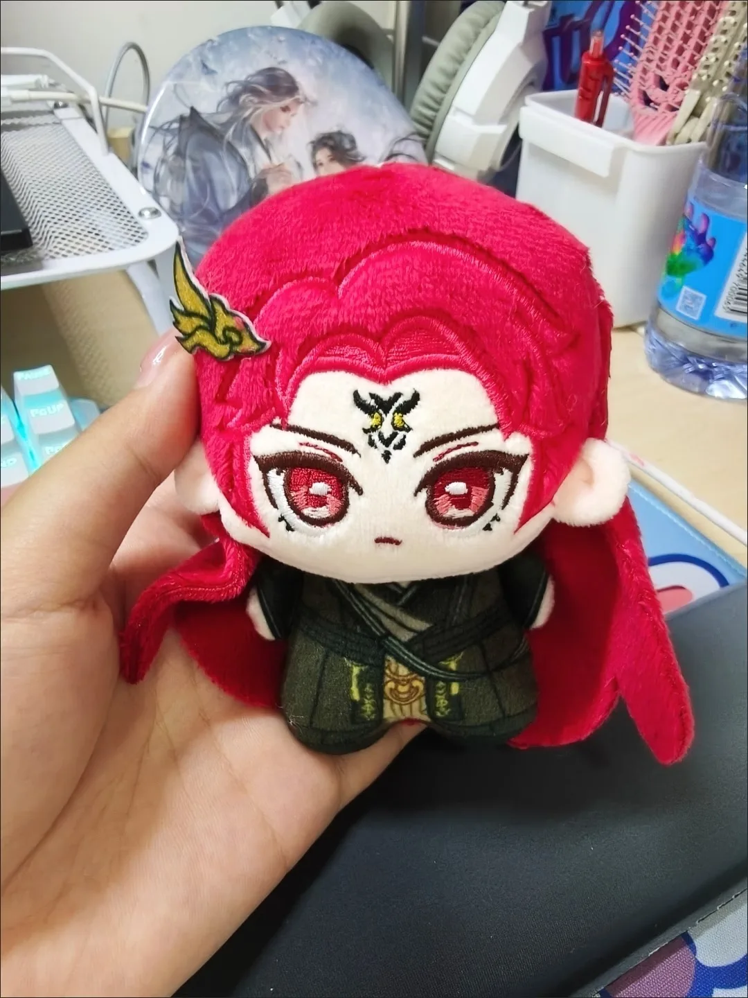 Stuffed Animals Wang Lin Character 10cm Printed Nunu Body Cotton Doll, Fan Merch Plush Children Adults Collectible Cotton Gifts