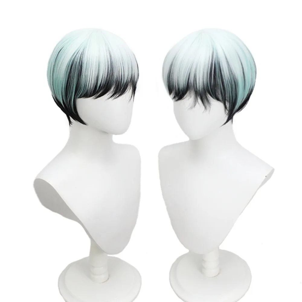 Yushiro Cosplay Wig Gradient Color Short Hair