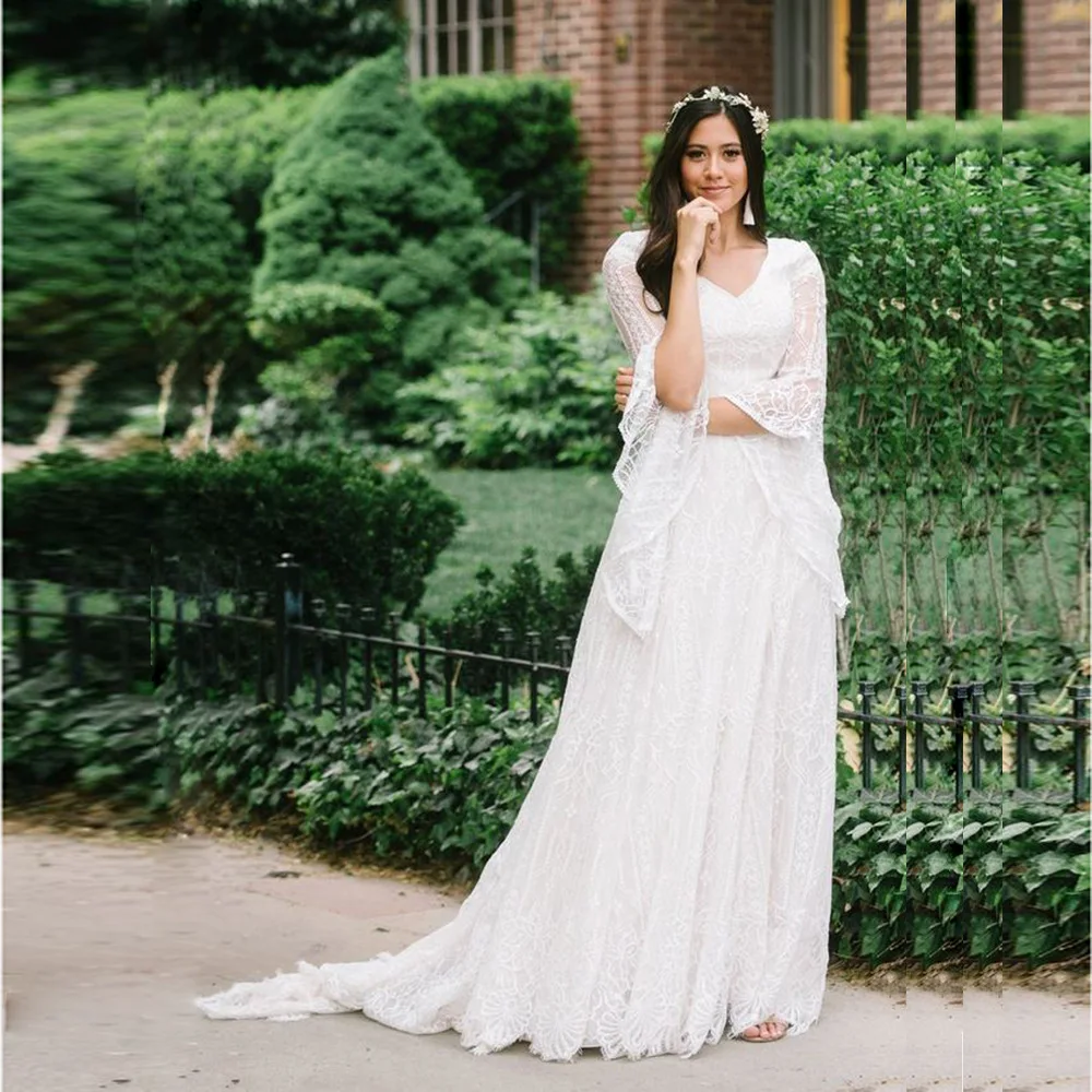 

Maternity Wedding Evening Dresses White Bride Pregnant Baby Showers Photoshoot Women's Elegant Lace Maxi Gown For Shooting Photo