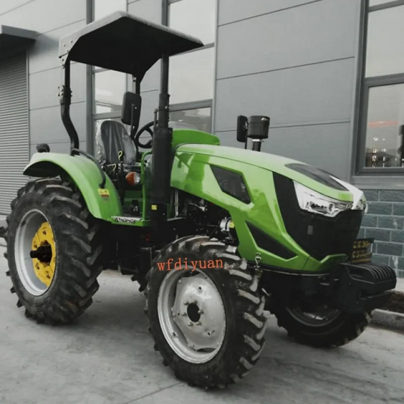 Tanie: Gorąca sprzedaż Chiny sprzęt domowy i ogrodowy mini traktor z implantami rolniczymi mini traktor rolniczy 70hp 4wd cena