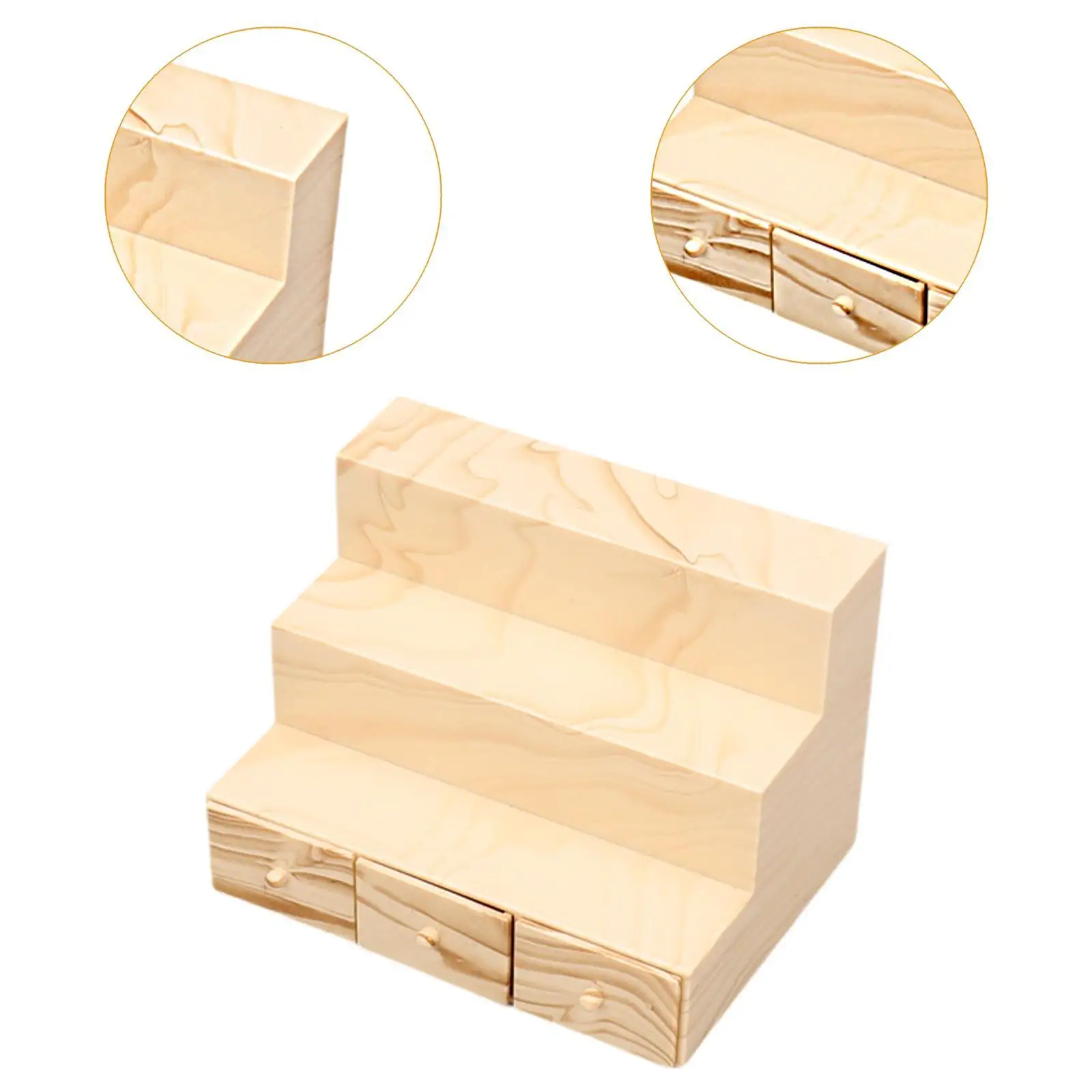 1/12 Scale Miniature Shelf Pretend Play Playhouse Storage Toy Dollhouse Model Simulation Furniture Toy Mini Shelf Miniature Rack