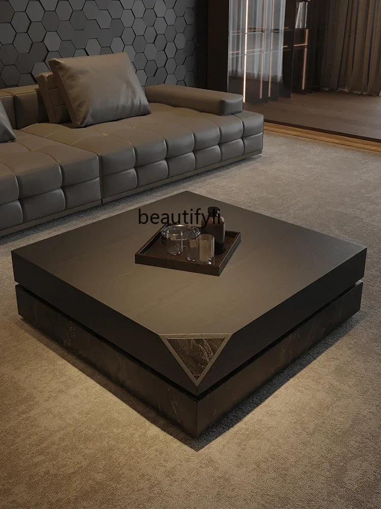 

Medieval coffee table creative rectangular tea table simple modern living room home low table