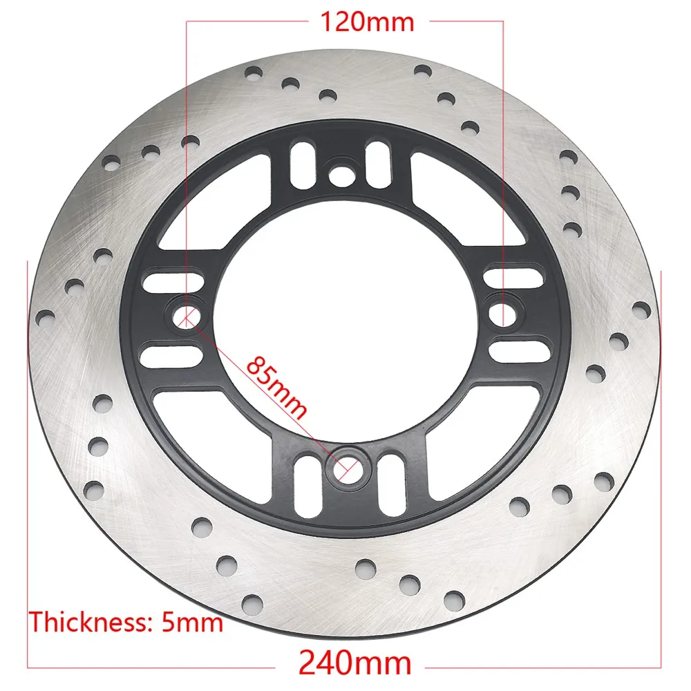 240mm Rear Brake Disc Brake Rotor For Kawasaki ZZR400 ZR400 Zephyr ZX-4 ZX400 ZXR400 ZZR600 E1-E13 ZX600 E6F ZR550 B2-B6