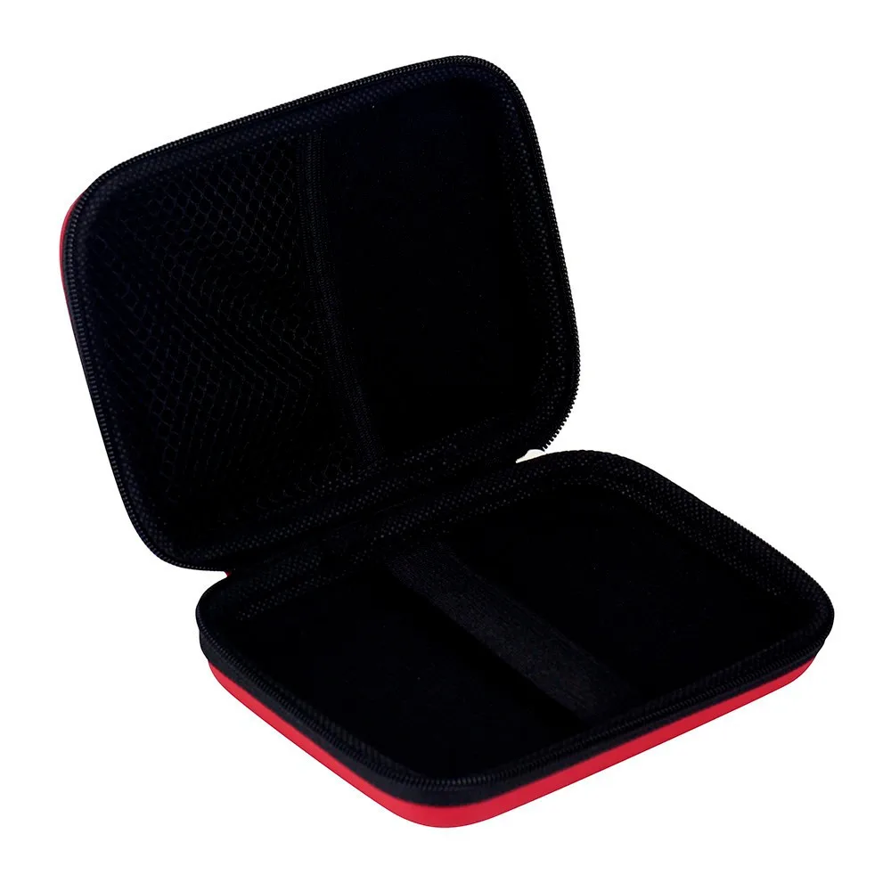 25inch Portable Headset USB Data Line External Hard Drives Coins Carry Bag Case Anti-collision Earbud Organizer