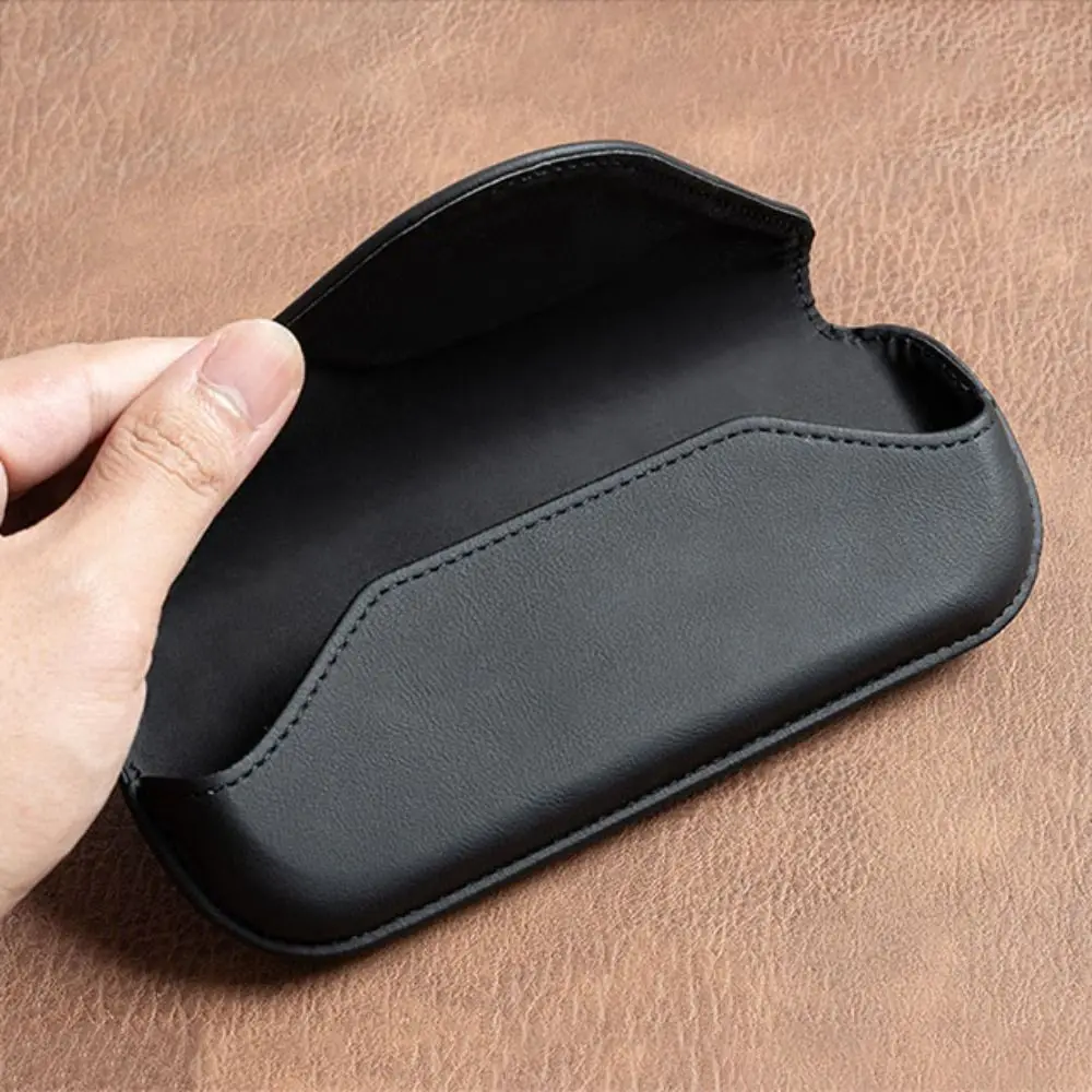 

Clip-on Car Mounted Glasses Bag Convenient Magnetic Car Organizer Universal Stable Sun Visor Glasses Case Interior Accessory