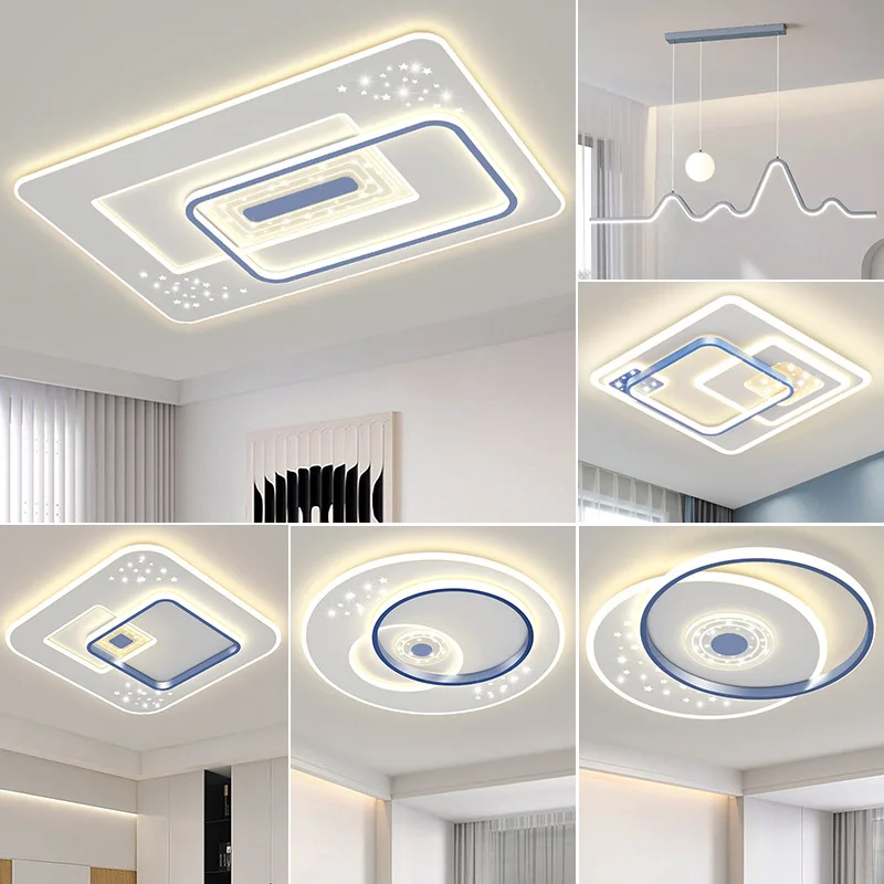 Espectro completo inteligente moderno simple protección ocular sala de estar dormitorio comedor