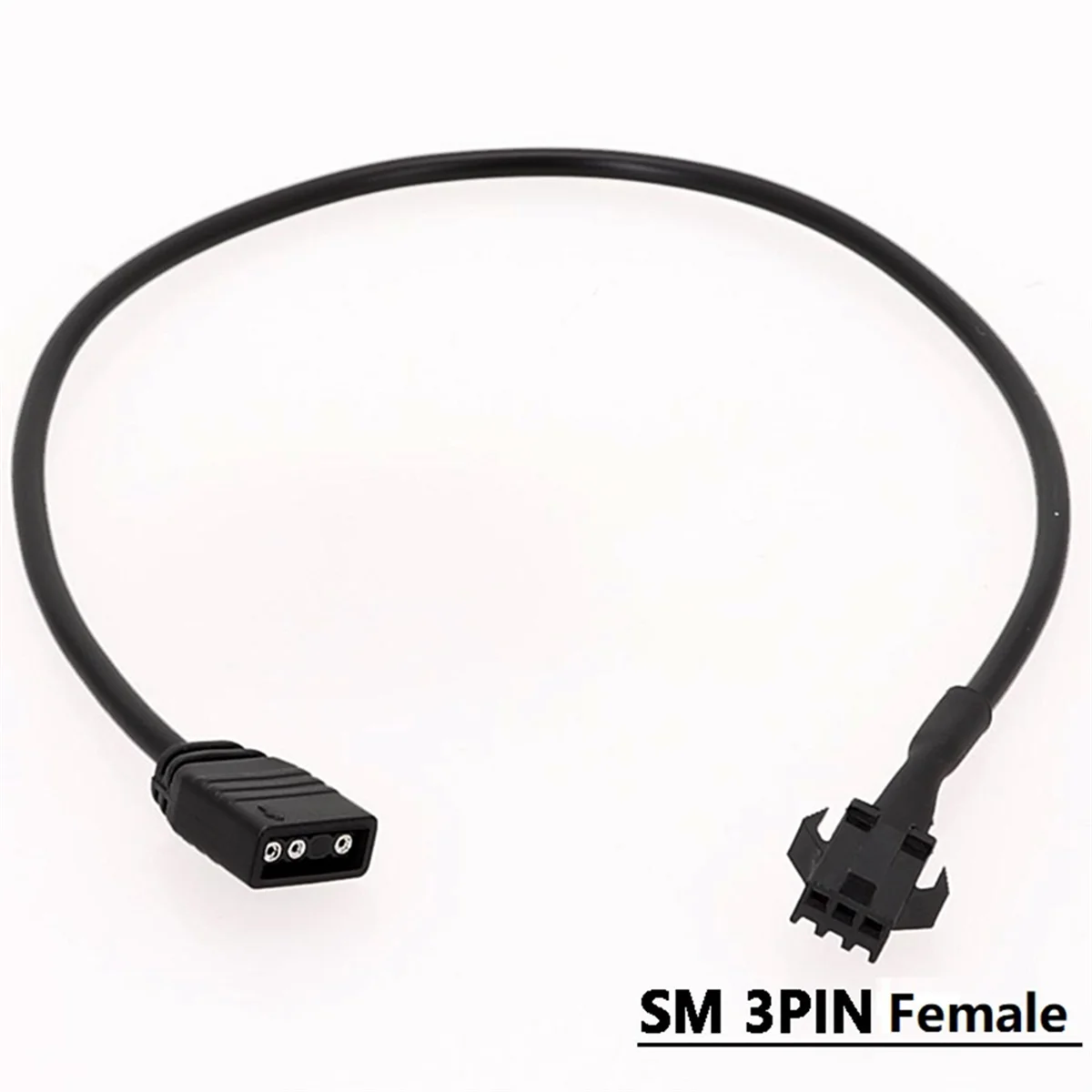 ممتاز! 4 قطعة RGB تمديد كابل 5 فولت 3-Pin إلى SM 3Pin أنثى ARGB موصل عنونة كابل محول لمروحة RGB ، PC LED قطاع