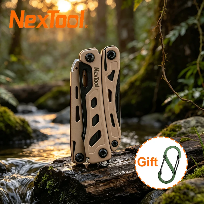 NexTool Mini Flagship F12 Multi Tool Pliers 13 In 1 Folding EDC Multitool Screwdriver File Ruler Outdoor Camping Keychain Tools
