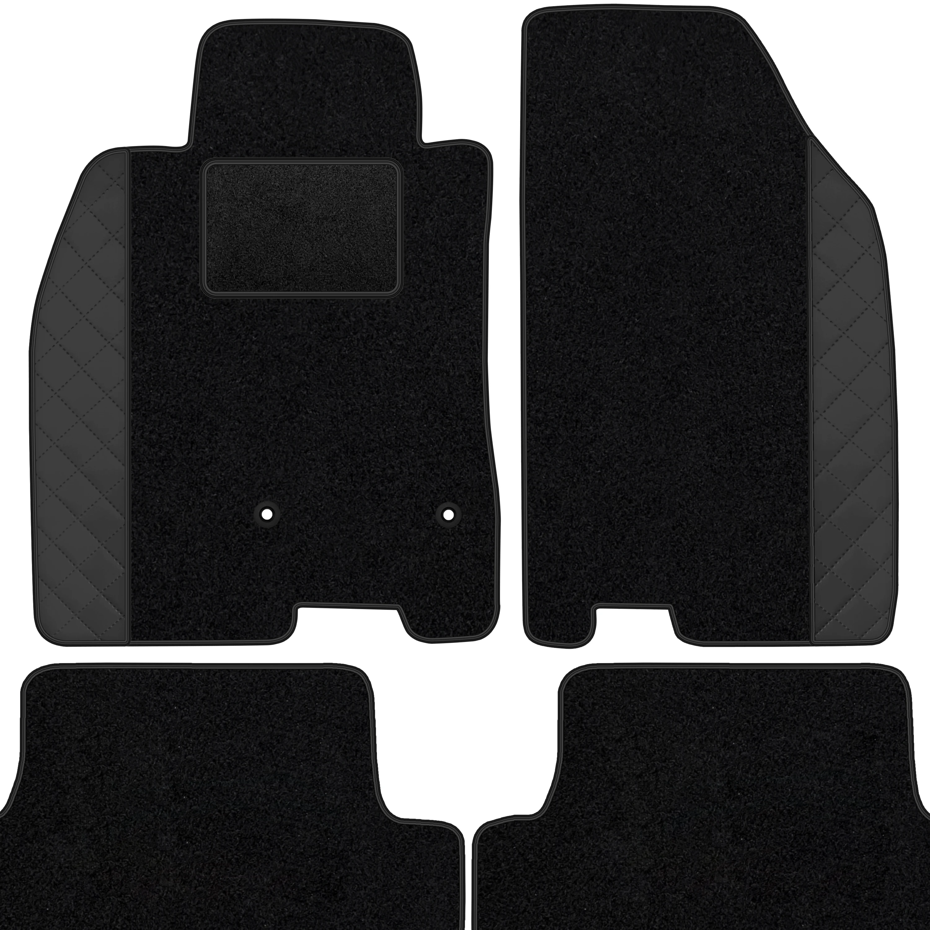 Set Velours Tapijten voor Porsche 911 S/ 911 4S Type 997 2004-12