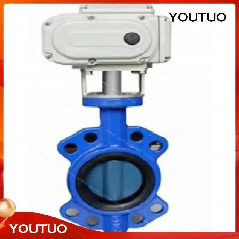 Factory Price CTB DN65 DN150 DN500 Motorized Butterfly Valve with 24V 220V Electric Actuator