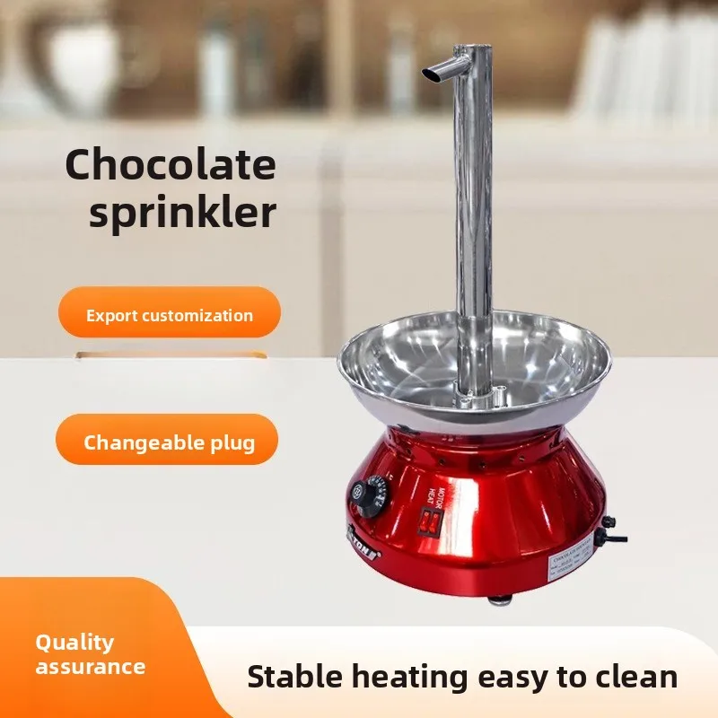 Commercial Chocolate Fountain Machine Spray Buffet Restaurant Hotel Ice Cream Birthday Display Fountain Machine