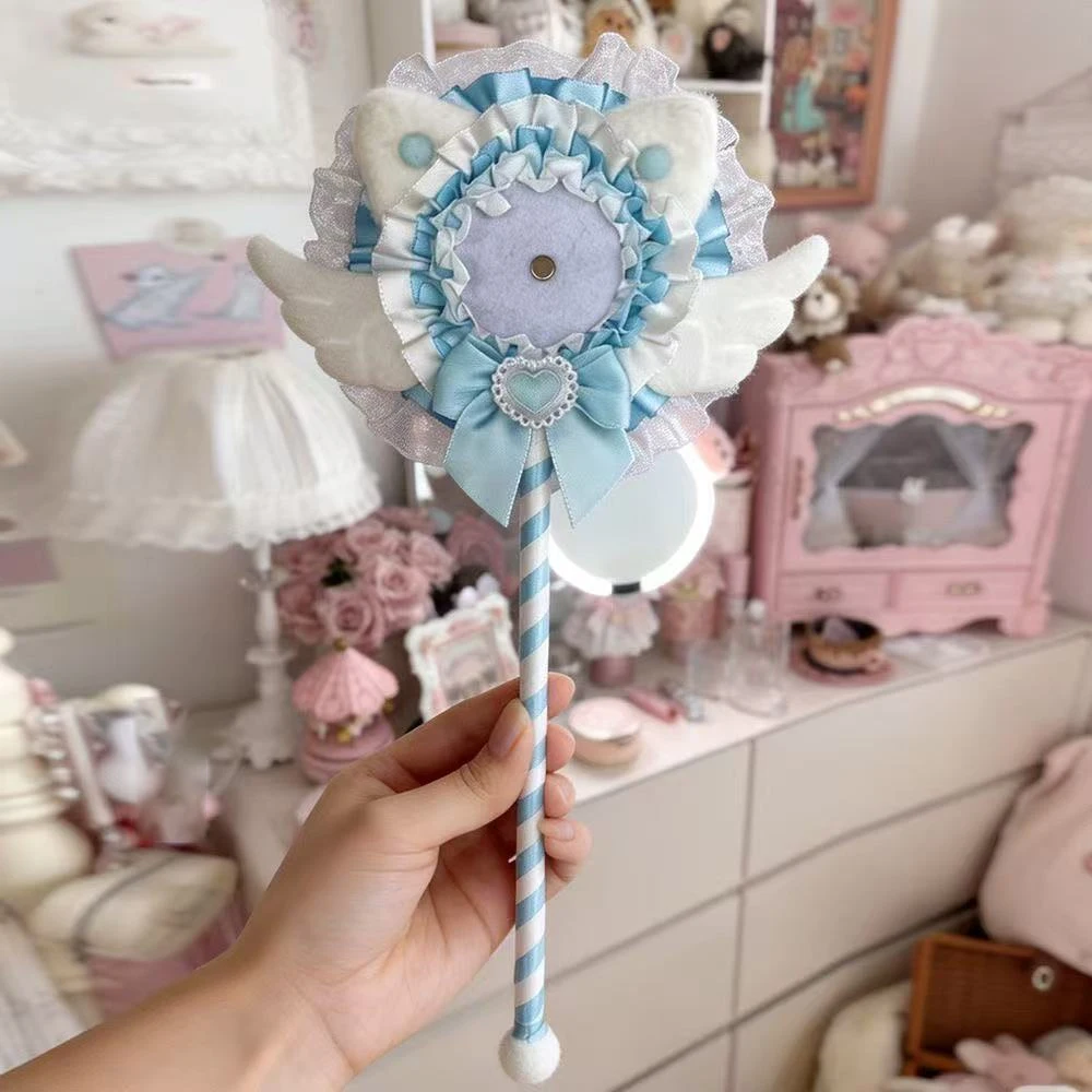 Korean Cute and Sweet Cat Ear Wings Bar Chirp Support Stick DIY Gumei Two-dimensional Support Can Release Bar Chirp Millet Gift