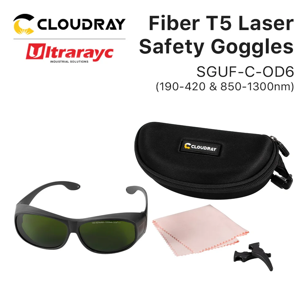 Ultrarayc 1064nm Laser Veiligheidsbril Beschermende Bril Schild Bescherming Brillen Stijl C 900nm-1800nm Voor Yag Dpss Fiber Laser