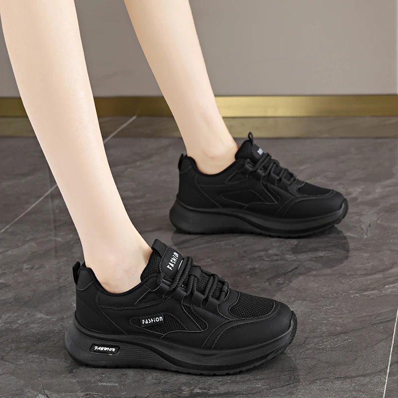 أحذية رياضية نسائية شبكية من CRLAYDK كاجوال قابلة للتنفس، أحذية تنس خفيفة الوزن مكتنزة، أحذية المشي، أحذية رياضية للسيدات