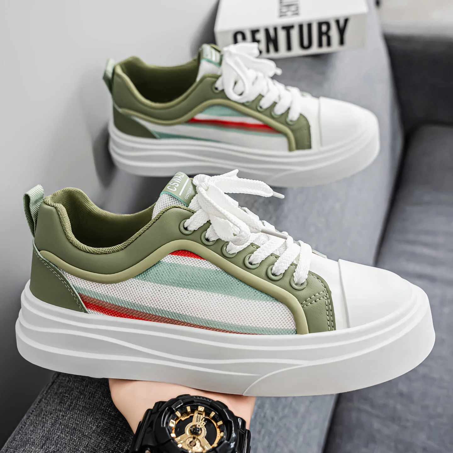 

Men Casual Shoes Fashionable Mesh Breathable Summer Flat Sneakers 2025 New Comfortable Walking Shoes for Man Sneakers Women