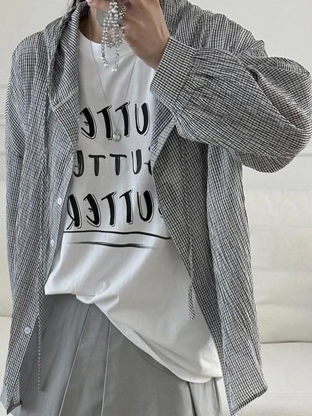 

Sli Корейский винтажный женский открытый кардиган в синюю полоску с одной пуговицей, модный одиночный возрастной топ на осень